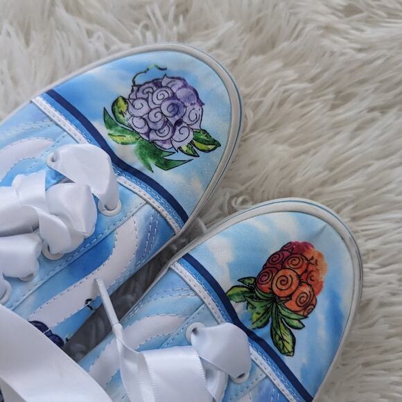 Women's Vans Old School Devil Fruit 8 Mens 6.5 Ribbon Laces Pineapple - Picture 4 of 7